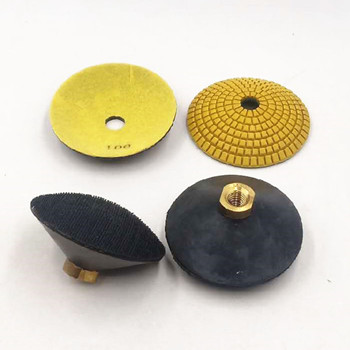 Curved Resin wet polishing pads for granite/marble/quartz