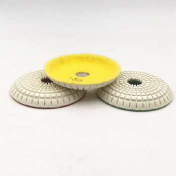 Flexible Resin wet polishing pads for granite/marble/quartz