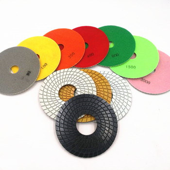 7''180mm Resin floor polishing pads for granite/marble floor