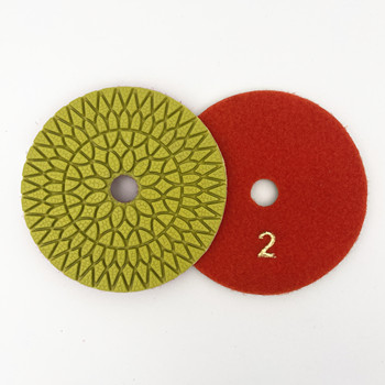 4''100mm wet polishing pads for granite/marble/quartz